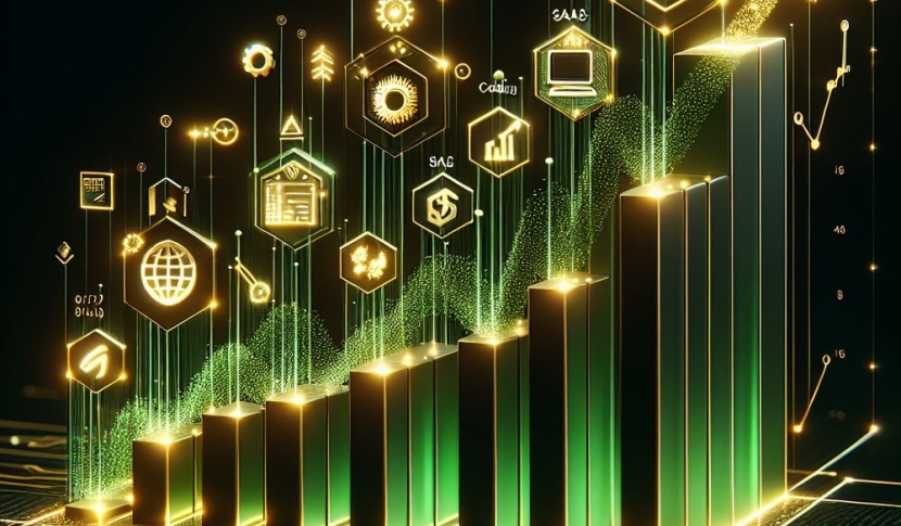 An increasing bar chart